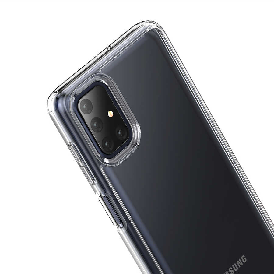 Galaxy M51 Kılıf Zore Coss Kapak Renksiz
