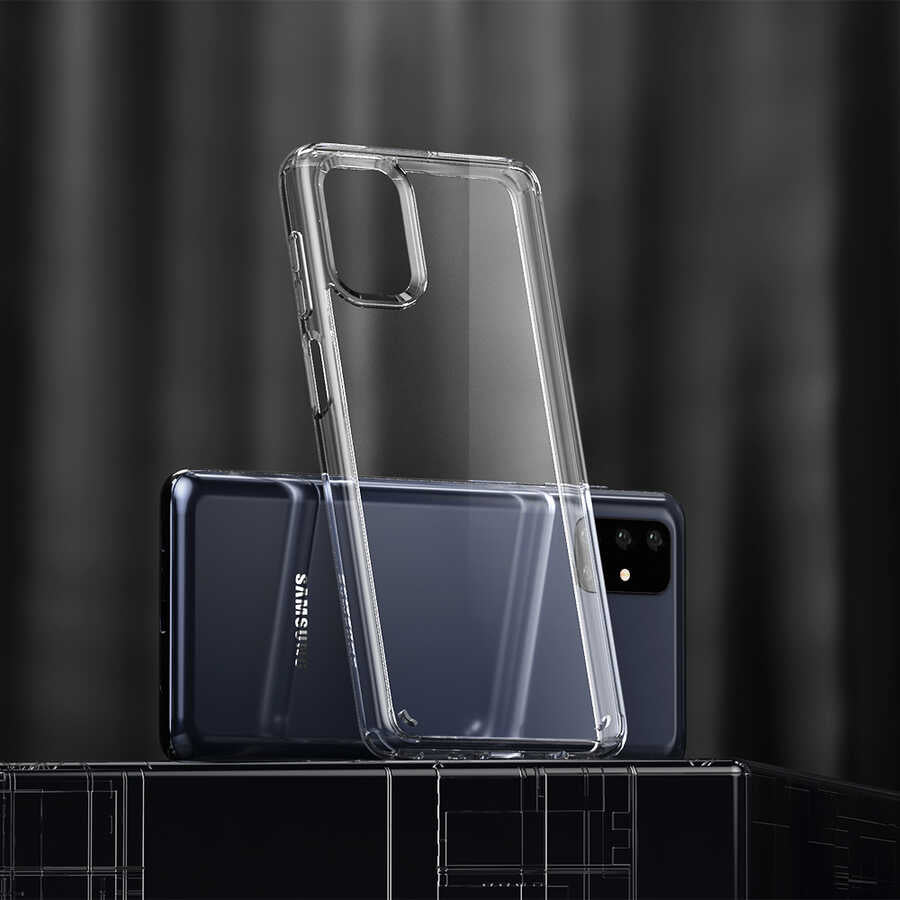 Galaxy M51 Kılıf Zore Coss Kapak Renksiz