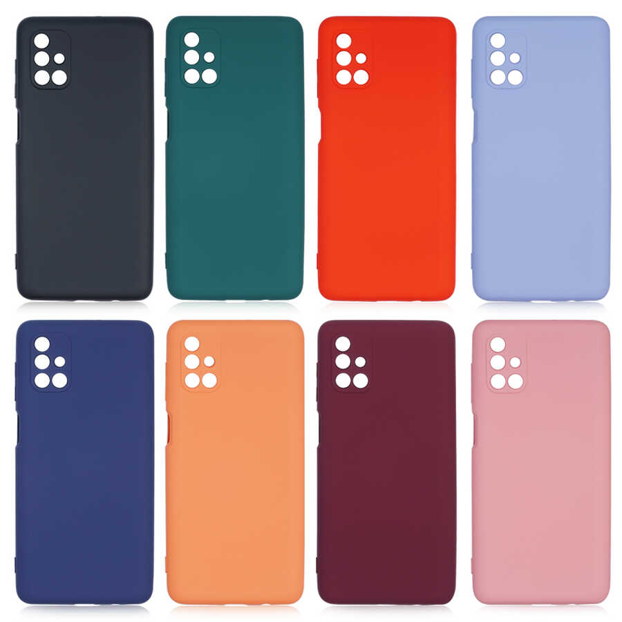 Galaxy M51 Kılıf Zore Mara Lansman Kapak Pembe Koyu