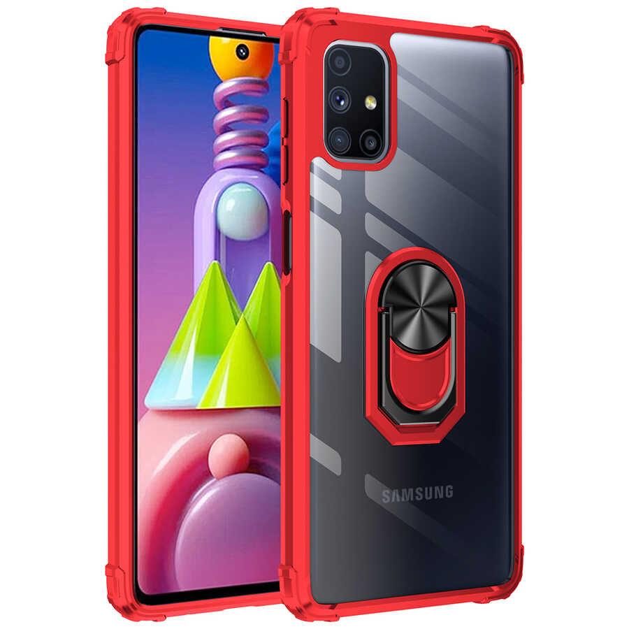 Galaxy M51 Kılıf Zore Mola Kapak Kırmızı