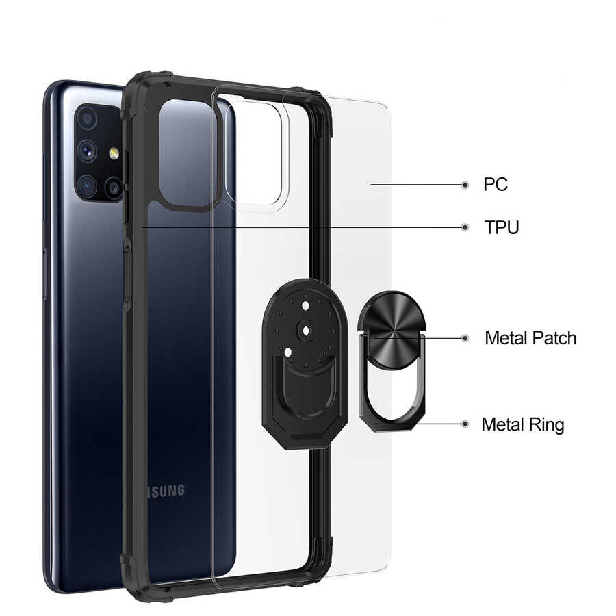 Galaxy M51 Kılıf Zore Mola Kapak Kırmızı