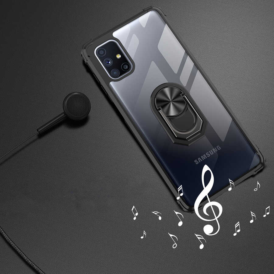 Galaxy M51 Kılıf Zore Mola Kapak Siyah