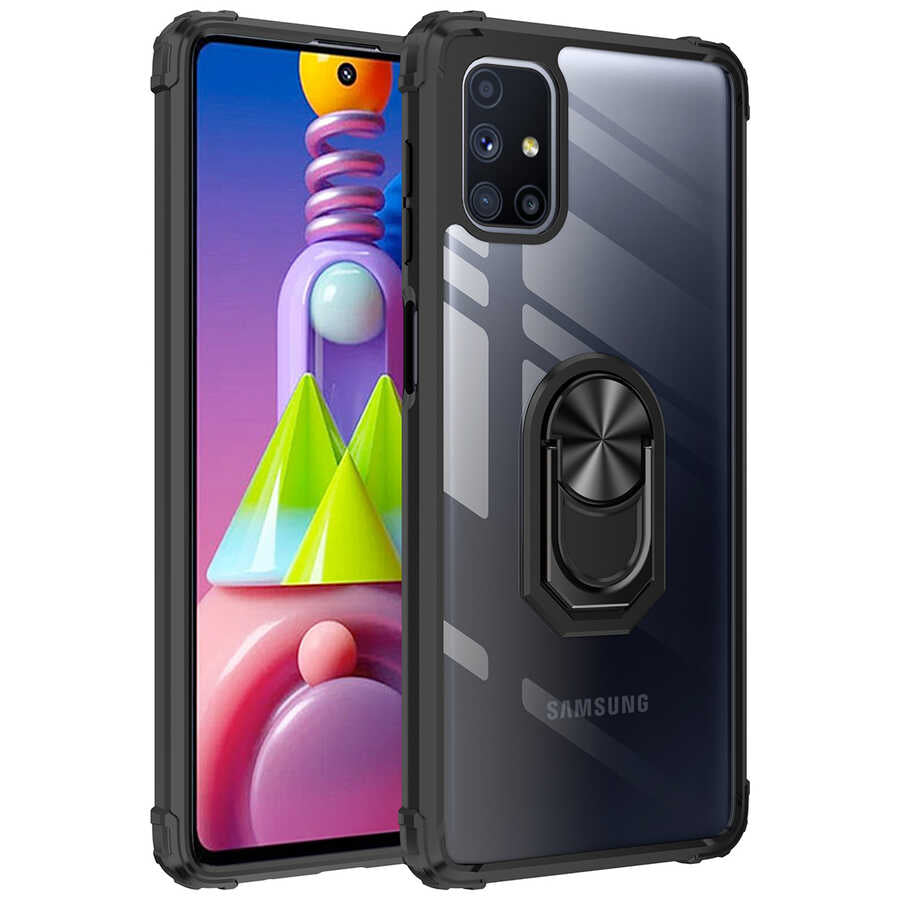 Galaxy M51 Kılıf Zore Mola Kapak Siyah