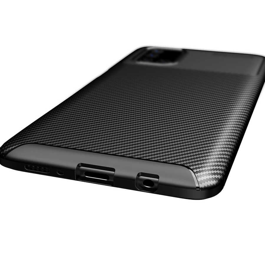 Galaxy M51 Kılıf Zore Negro Silikon Kapak Siyah