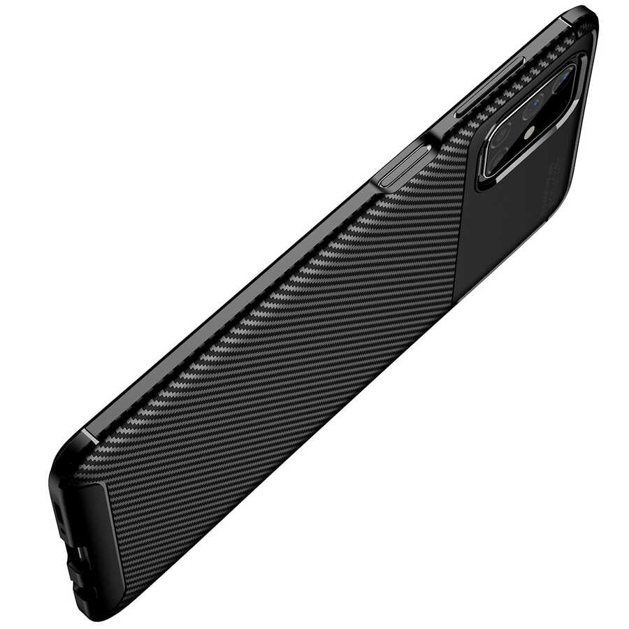 Galaxy M51 Kılıf Zore Negro Silikon Kapak Kahverengi