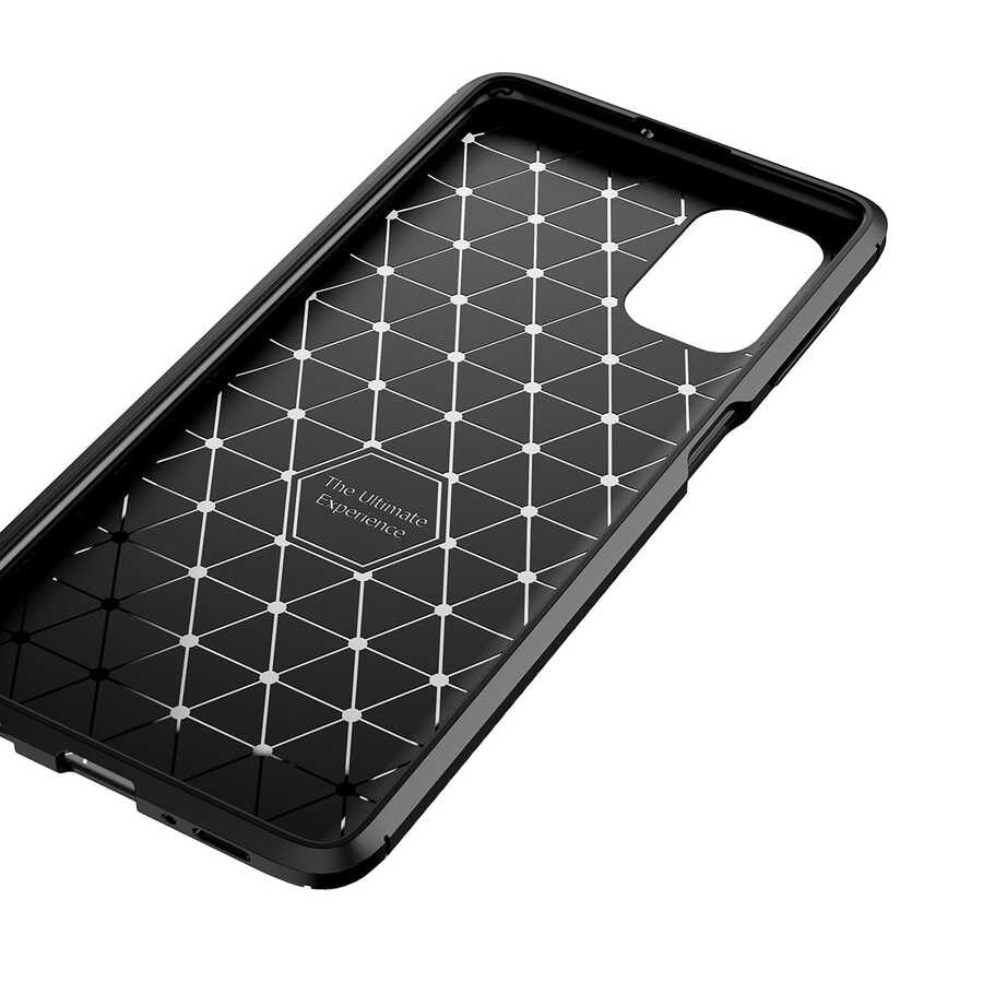 Galaxy M51 Kılıf Zore Negro Silikon Kapak Kahverengi