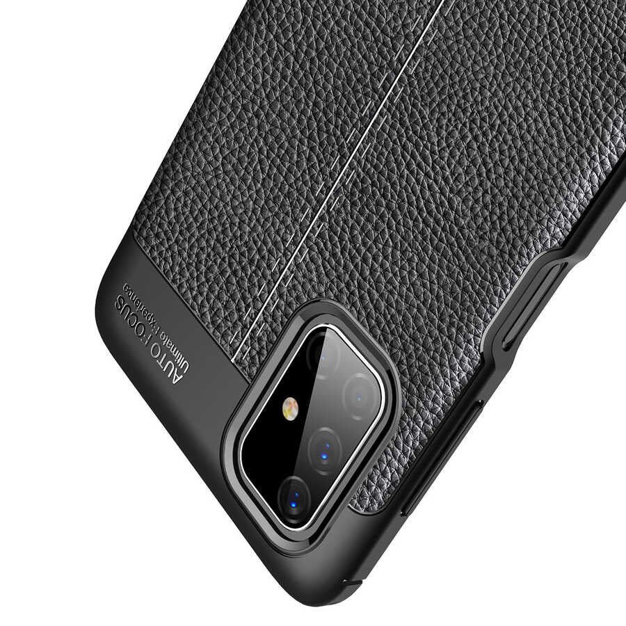 Galaxy M51 Kılıf Zore Niss Silikon Kapak Siyah