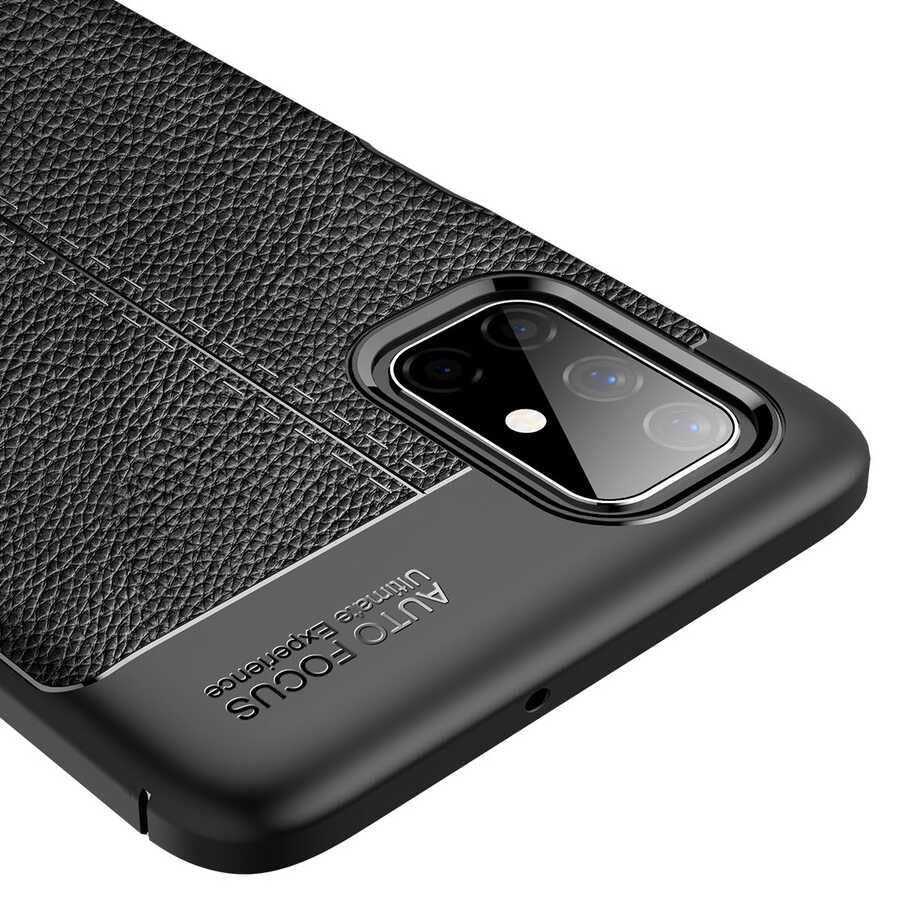 Galaxy M51 Kılıf Zore Niss Silikon Kapak Siyah