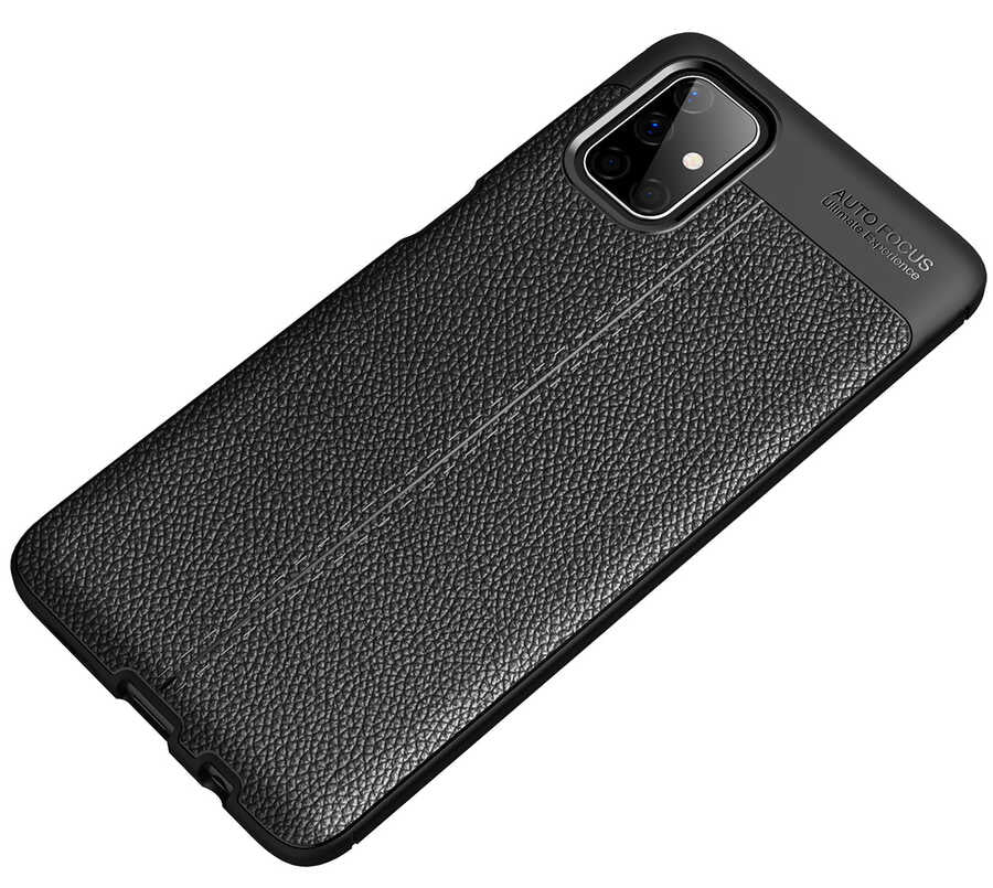 Galaxy M51 Kılıf Zore Niss Silikon Kapak Siyah