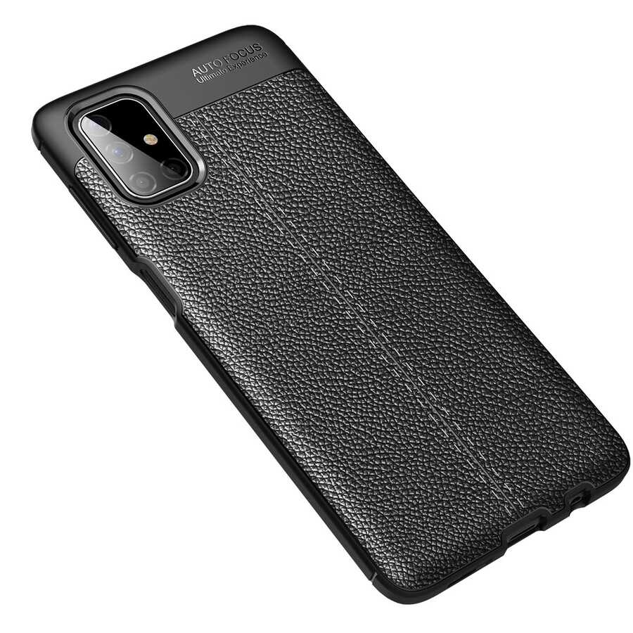 Galaxy M51 Kılıf Zore Niss Silikon Kapak Siyah