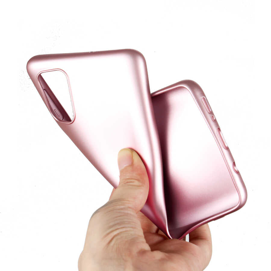 Galaxy M51 Kılıf Zore Premier Silikon Kapak Mürdüm