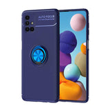 Galaxy M51 Kılıf Zore Ravel Silikon Kapak Mavi