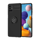 Galaxy M51 Kılıf Zore Ravel Silikon Kapak Siyah