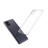 Galaxy M51 Kılıf Zore Süper Silikon Kapak Renksiz