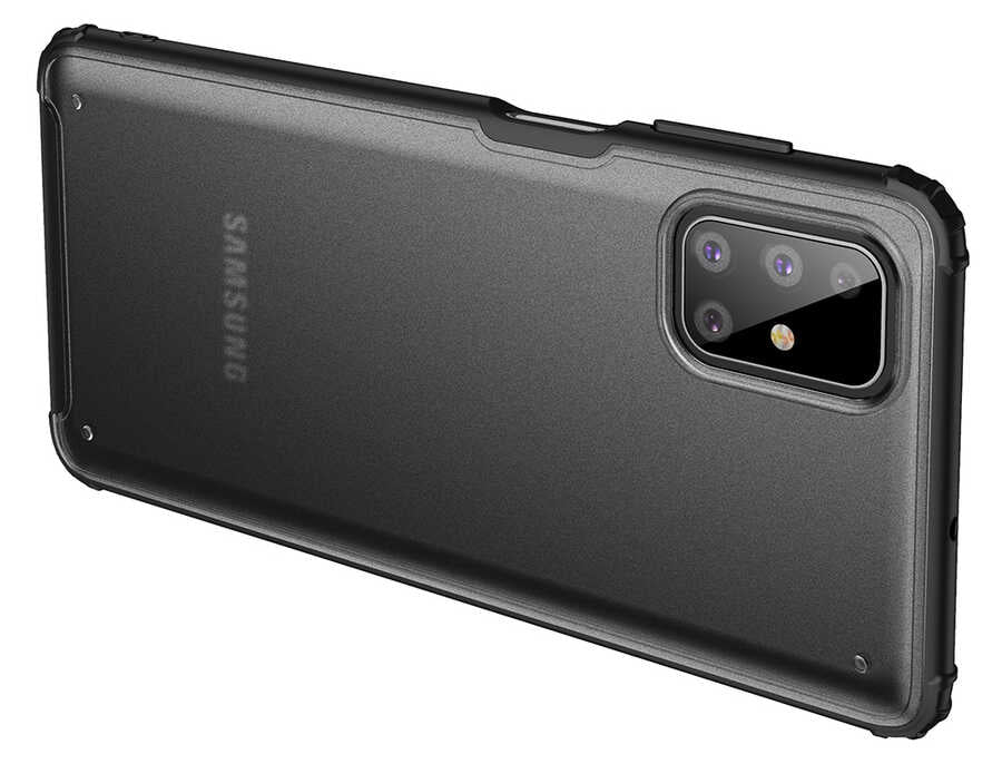 Galaxy M51 Kılıf Zore Volks Kapak Siyah