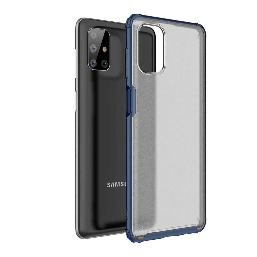 Galaxy M51 Kılıf Zore Volks Kapak Lacivert