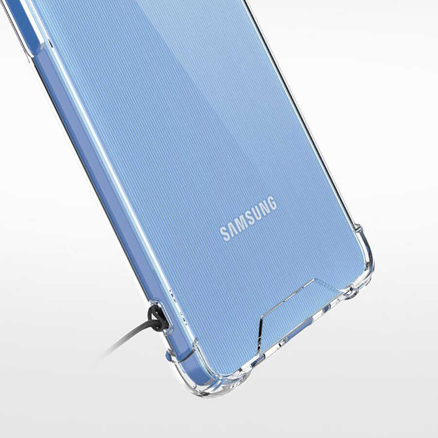 Galaxy M52 Kılıf Zore Nitro Anti Shock Silikon Renksiz