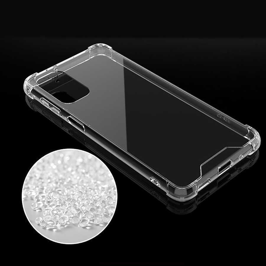 Galaxy M52 Kılıf Zore Nitro Anti Shock Silikon Renksiz