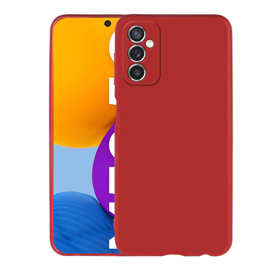 Galaxy M52 Kılıf Zore Premier Silikon Kapak Gold