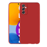 Galaxy M52 Kılıf Zore Premier Silikon Kapak Gold