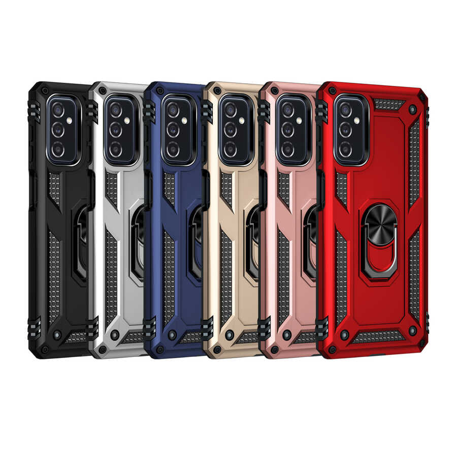 Galaxy M52 Kılıf Zore Vega Kapak Siyah