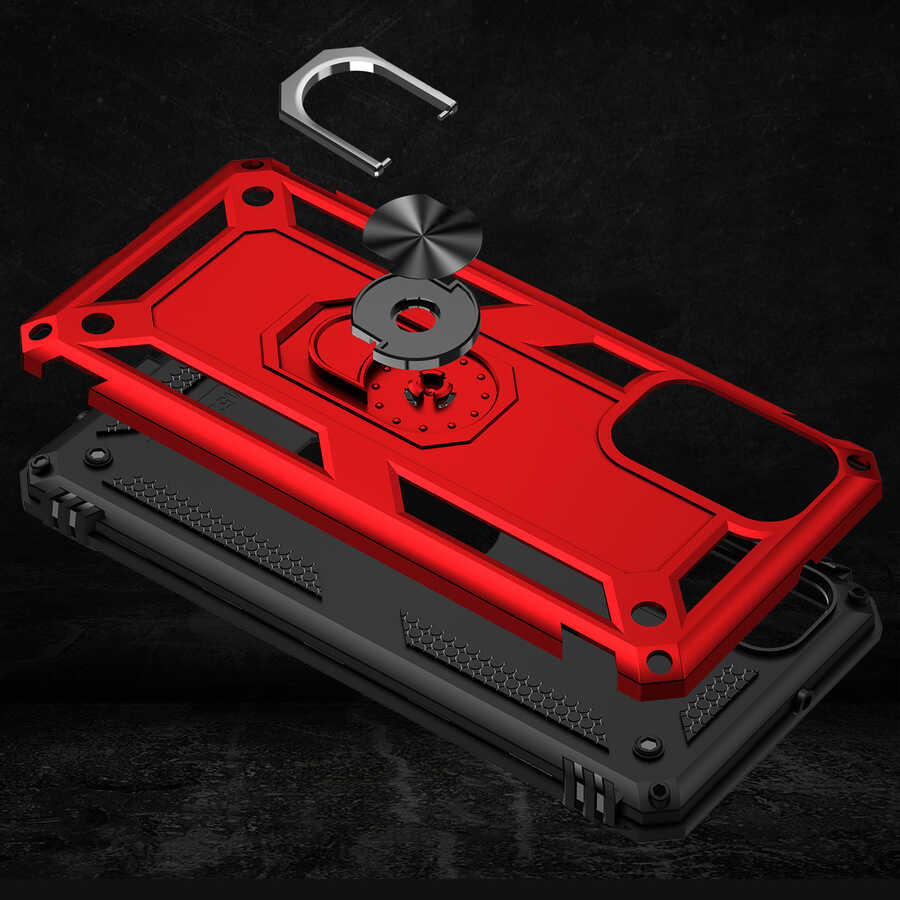 Galaxy M52 Kılıf Zore Vega Kapak Mavi