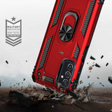 Galaxy M52 Kılıf Zore Vega Kapak Kırmızı