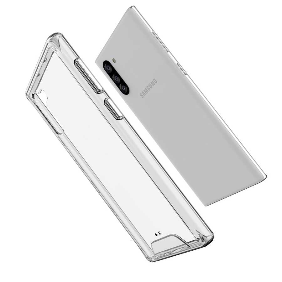 Galaxy Note 10 Kılıf Zore Gard Silikon Renksiz
