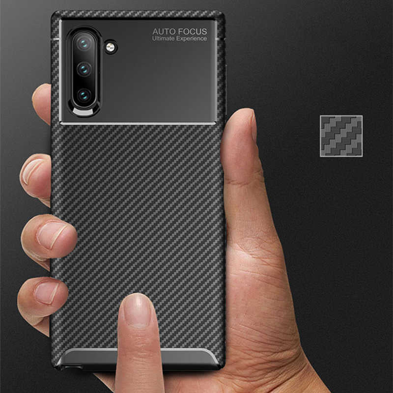 Galaxy Note 10 Kılıf Zore Negro Silikon Kapak Lacivert