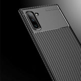 Galaxy Note 10 Kılıf Zore Negro Silikon Kapak Kahverengi