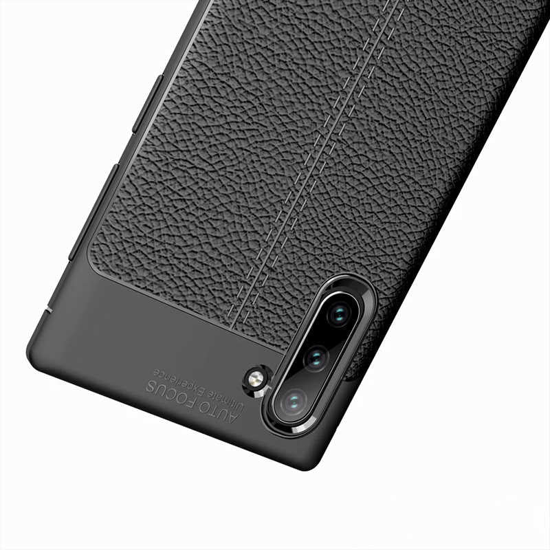 Galaxy Note 10 Kılıf Zore Niss Silikon Kapak Kırmızı