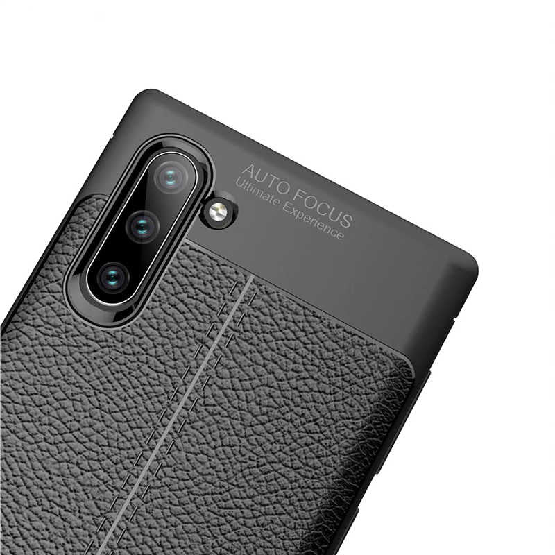 Galaxy Note 10 Kılıf Zore Niss Silikon Kapak Siyah