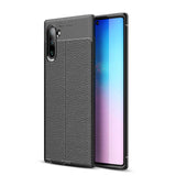 Galaxy Note 10 Kılıf Zore Niss Silikon Kapak Siyah