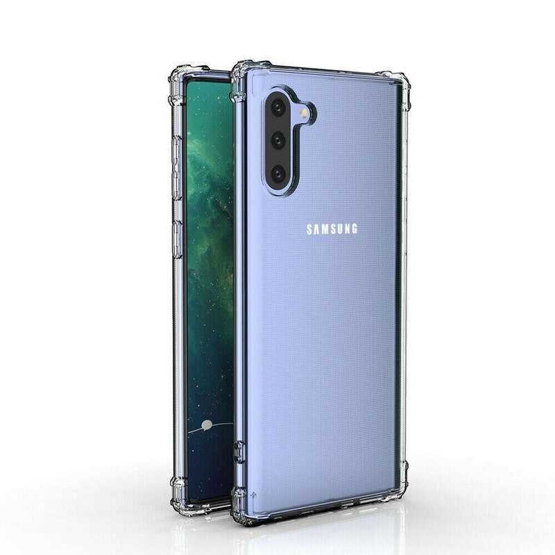 Galaxy Note 10 Kılıf Zore Nitro Anti Shock Silikon Renksiz