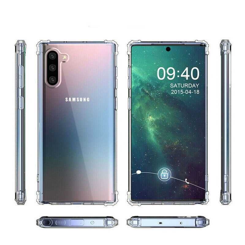 Galaxy Note 10 Kılıf Zore Nitro Anti Shock Silikon Renksiz