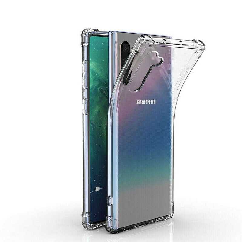 Galaxy Note 10 Kılıf Zore Nitro Anti Shock Silikon Renksiz