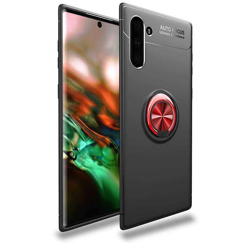 Galaxy Note 10 Kılıf Zore Ravel Silikon Kapak Kırmızı
