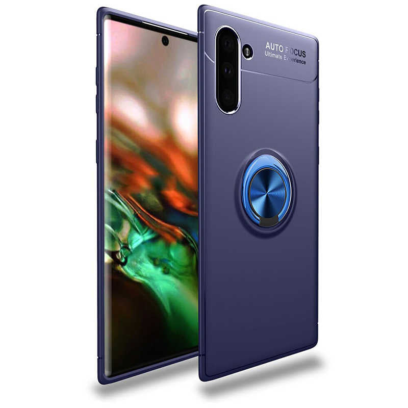 Galaxy Note 10 Kılıf Zore Ravel Silikon Kapak Siyah