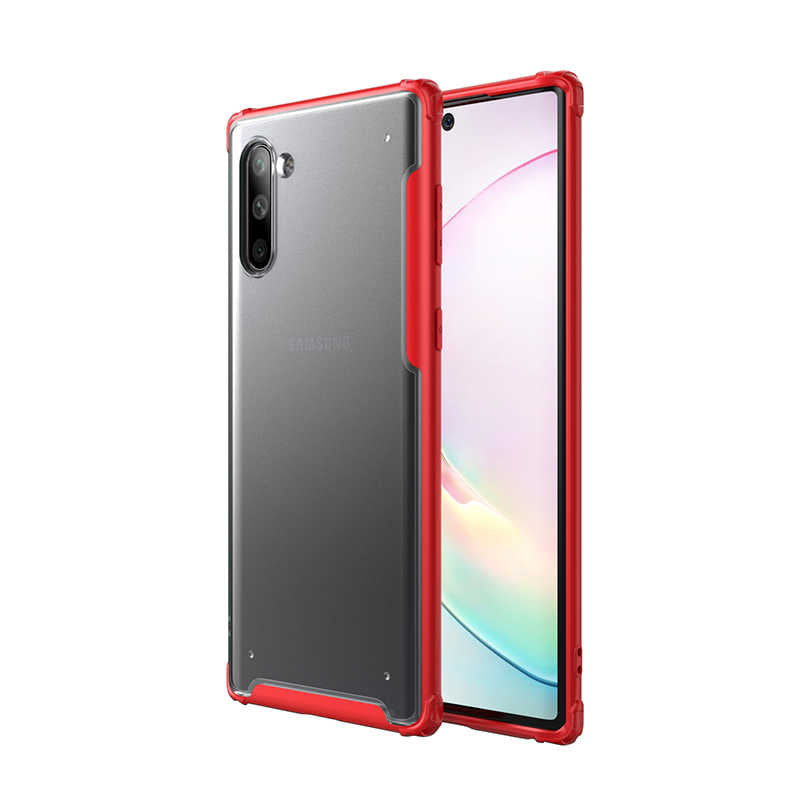 Galaxy Note 10 Kılıf Zore Volks Kapak Kırmızı