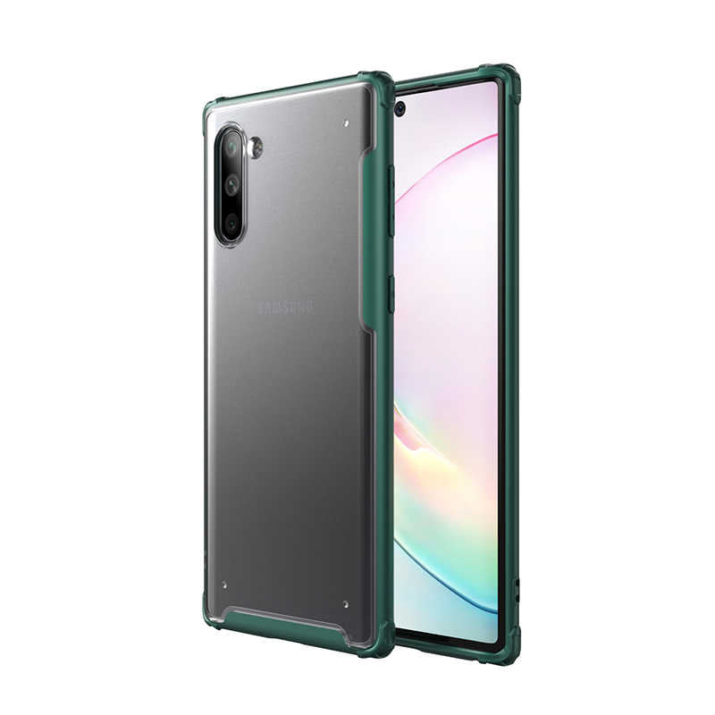 Galaxy Note 10 Kılıf Zore Volks Kapak Koyu Yeşil