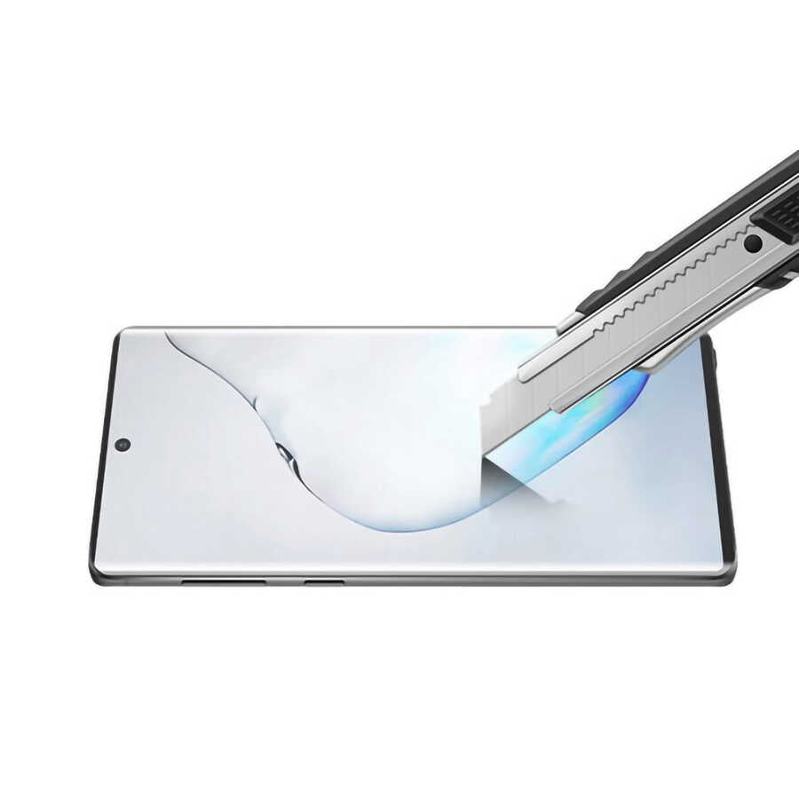 Galaxy Note 10 Plus Davin Seramik Ekran Koruyucu Siyah