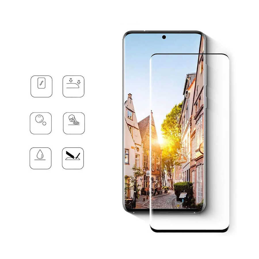 Galaxy Note 10 Plus Davin Seramik Ekran Koruyucu Siyah