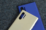 Galaxy Note 10 Plus Kılıf Zore Premier Silikon Kapak Saks Mavi