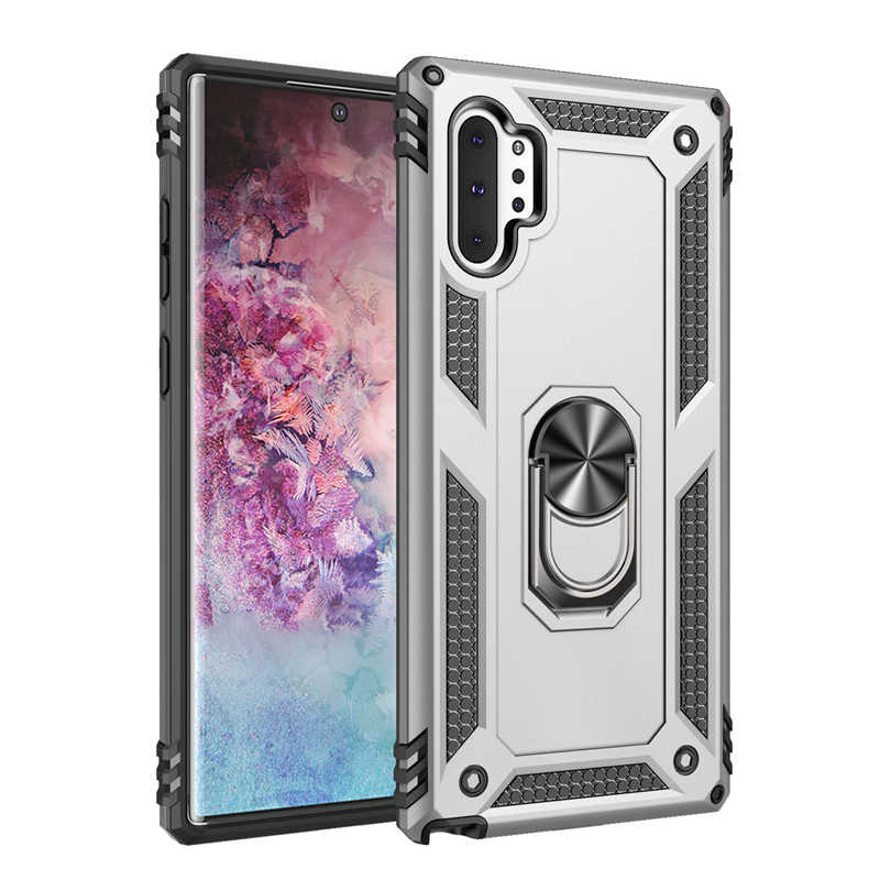 Galaxy Note 10 Plus Kılıf Zore Vega Kapak Siyah