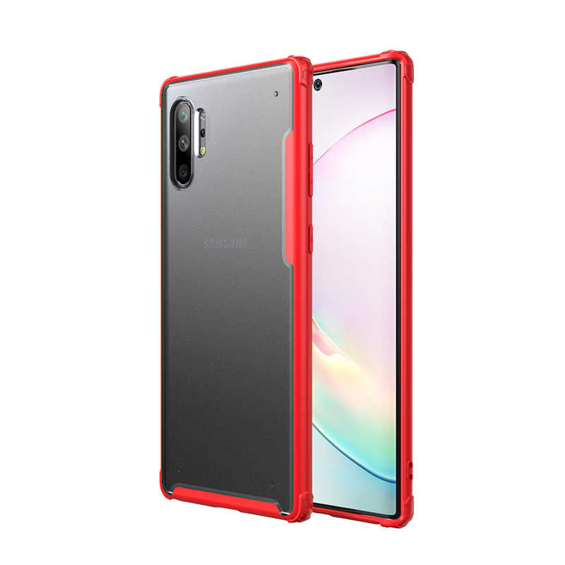 Galaxy Note 10 Plus Kılıf Zore Volks Kapak Kırmızı