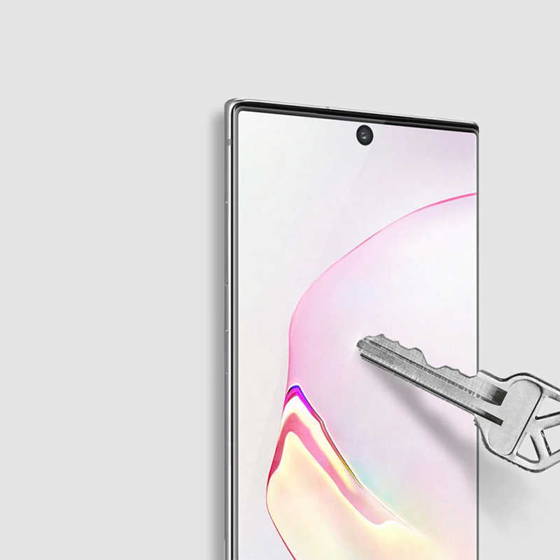 Galaxy Note 10 Zore Süper Pet Ekran Koruyucu Jelatin Siyah