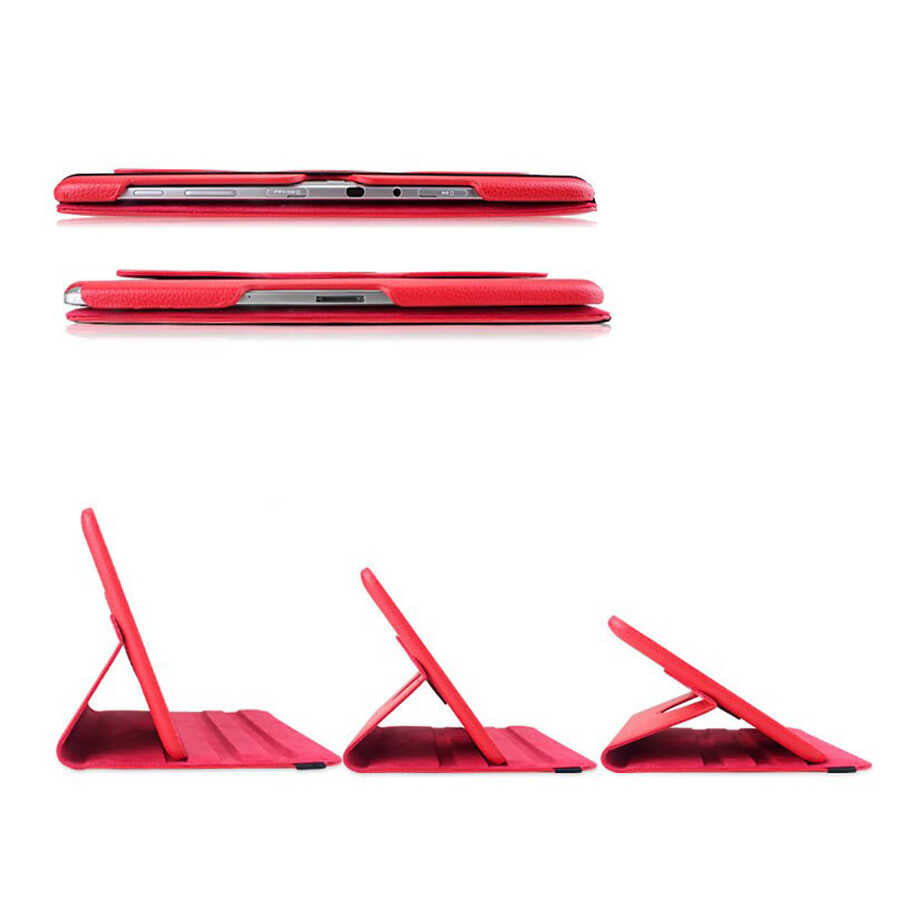 Galaxy Note 10.1 N8000 Zore Dönebilen Standlı Kılıf Siyah