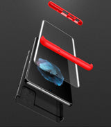 Galaxy Note 20 Kılıf Zore Ays Kapak Siyah-Kırmızı