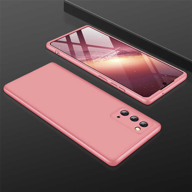 Galaxy Note 20 Kılıf Zore Ays Kapak Rose Gold