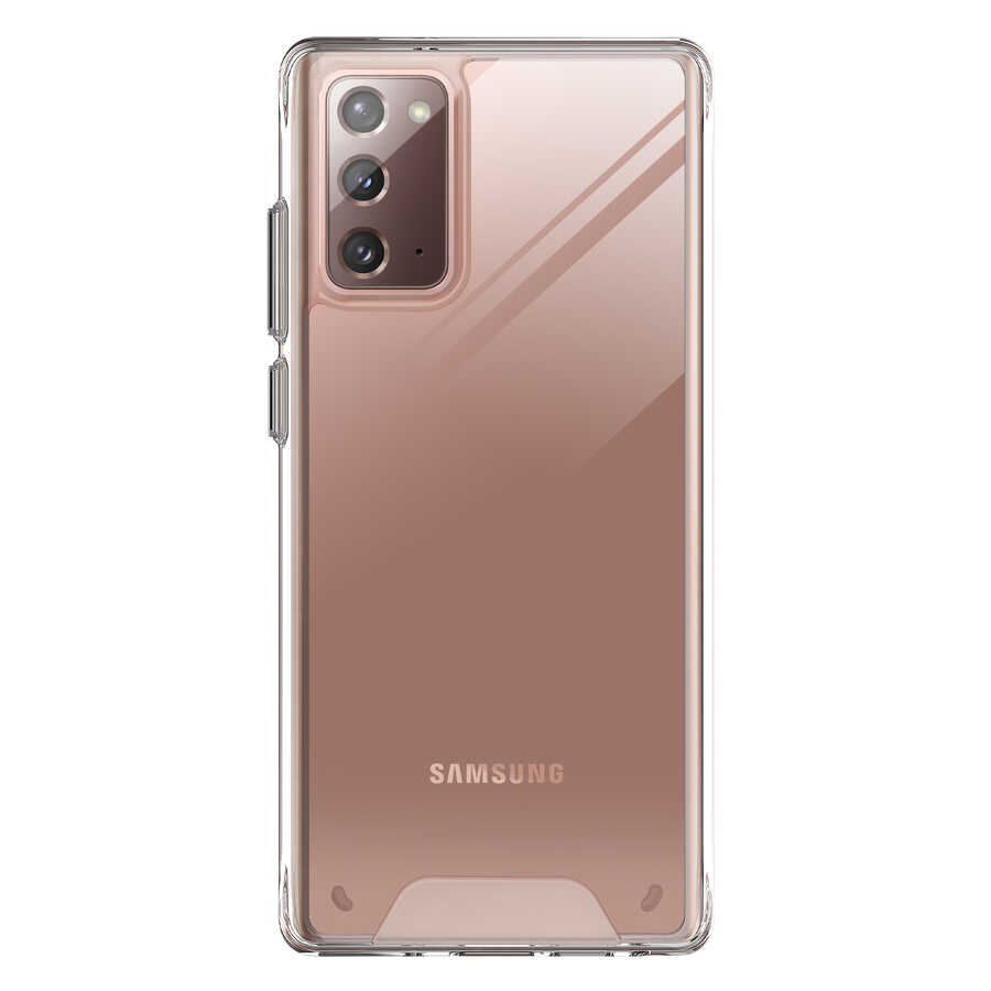 Galaxy Note 20 Kılıf Zore Gard Silikon Renksiz